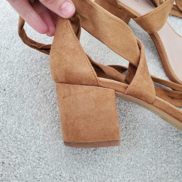 Aldo ankle lace suede block heel sandal - Picture 7 of 10